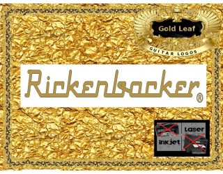 Rickenbacker Decals Guitar Waterslide Headstock logo #114g